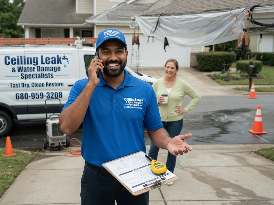 Ceiling Leak Cleanup Plainfield, PA FAQs